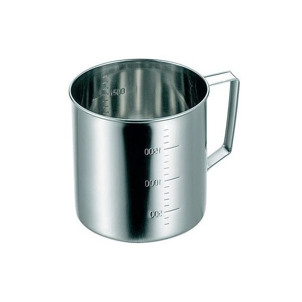 大屋製作所 ステンビーカー(すりきりタイプ) 2L 10015220 1個 1-8469-06（直送品）