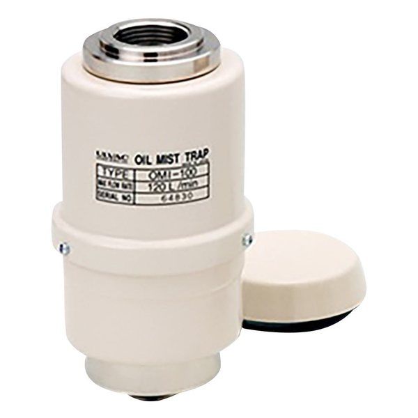 アルバック機工 オイルミストトラップ インライン型(接続口G1) OMI-100 1個 1-896-05（直送品）