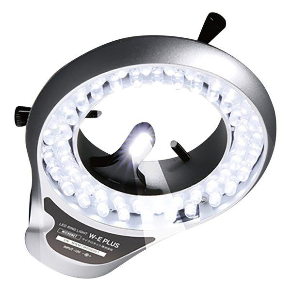 マイクロネット 実体顕微鏡用<垂直照明付き>LED照明装置 W-E PLUS 1個 1-9227-03（直送品）