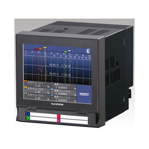 星和電機 チャートレス記録計 73VR2102ーNーM2 1個 1-9550-01（直送品）