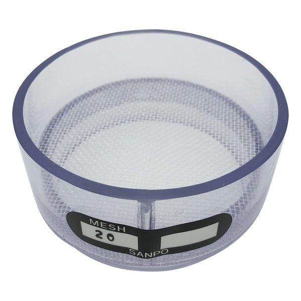 サンポー 塩化ビニル枠ふるい 20メッシュ φ75 1-9697-02 1個（直送品）