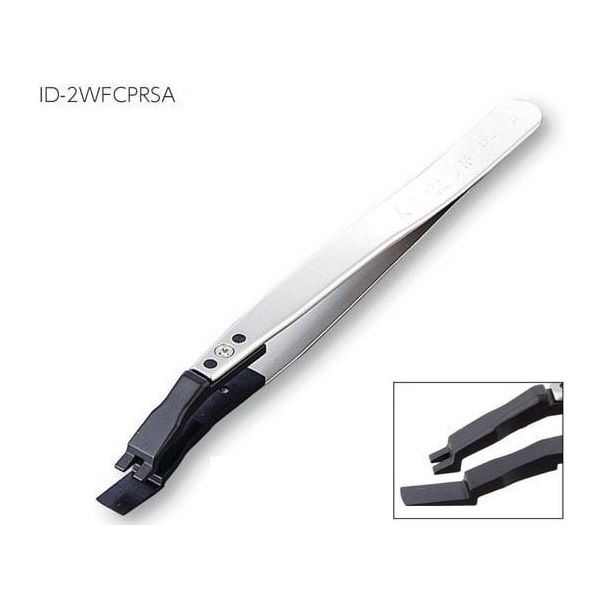 ワイ・エム・ティ ウェハー用ピンセット ID-2WFCPRSA 1本 1-9915-01（直送品）