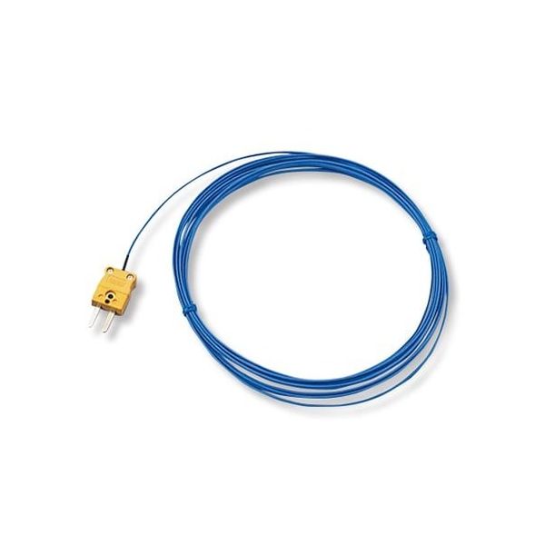 佐藤計量器製作所 被覆熱電対(デュープレックス) ビニール被覆 コネクタ 5m DK-K-BL-5m 1個 1-9930-03（直送品）
