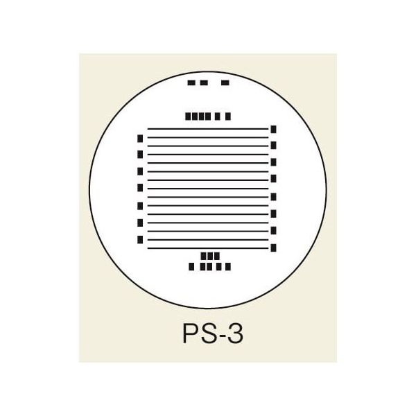 東海産業 スケール・ルーペ目盛板 PS-3 1枚 2-190-03（直送品）
