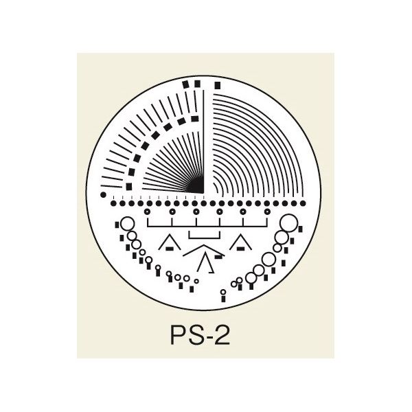 東海産業 スケール・ルーペ目盛板 PS-2 1枚 2-190-02（直送品）
