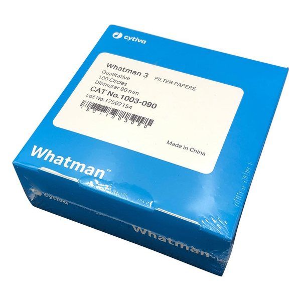 グローバルライフサイエンステクノロジーズジャパン 定性濾紙 円形No.3 9.0cm 100枚入 1003-090 1箱(100枚)（直送品）