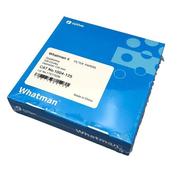 グローバルライフサイエンステクノロジーズジャパン 定性濾紙 円形No.4 12.5cm 100枚入 1004-125 1箱(100枚)（直送品）