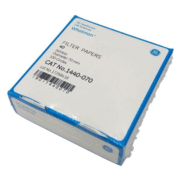 グローバルライフサイエンステクノロジーズジャパン 定量濾紙 円形No.40 7.0cm 100枚入 1440-070 1箱(100枚)（直送品）