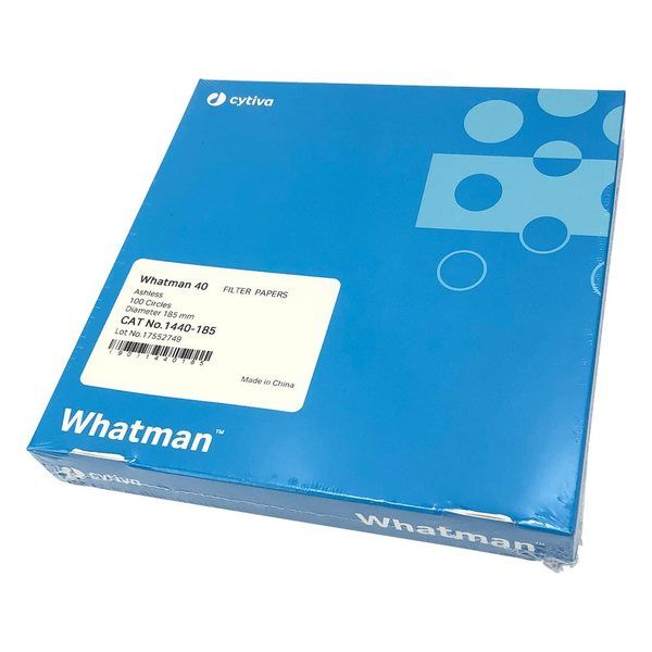 グローバルライフサイエンステクノロジーズジャパン 定量濾紙 円形No.40 18.5cm 100枚入 1440-185 1箱(100枚)（直送品）