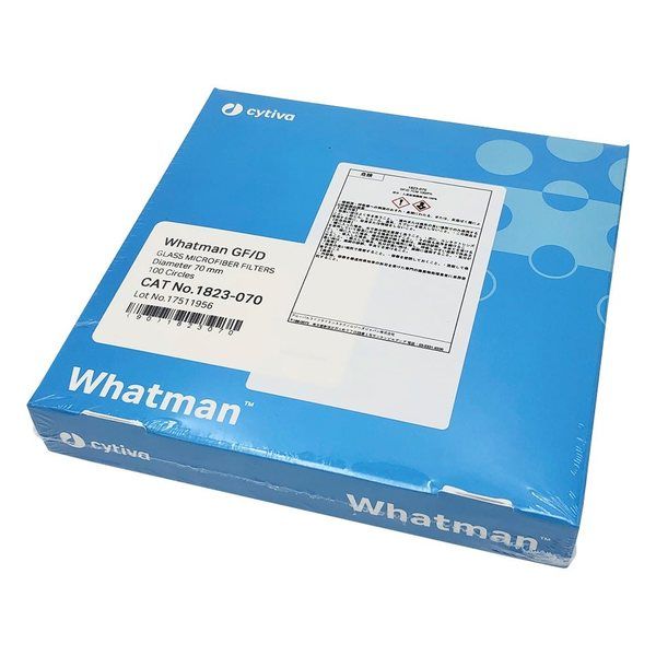 グローバルライフサイエンステクノロジーズジャパン ガラス繊維円形濾紙GF/D 7.0cm 100枚入 1823-070 1箱(100枚)（直送品）