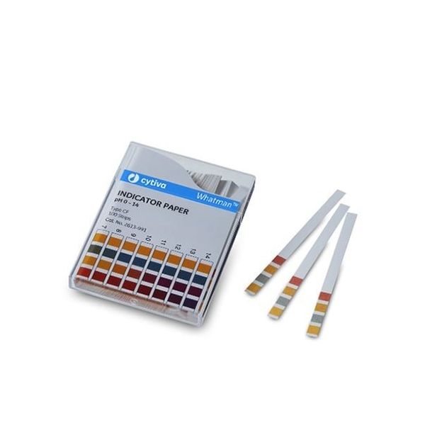 pH試験紙 ストリップ入 CF0ー14 1箱(100枚入) 2613-991 1箱(100枚)（直送品）