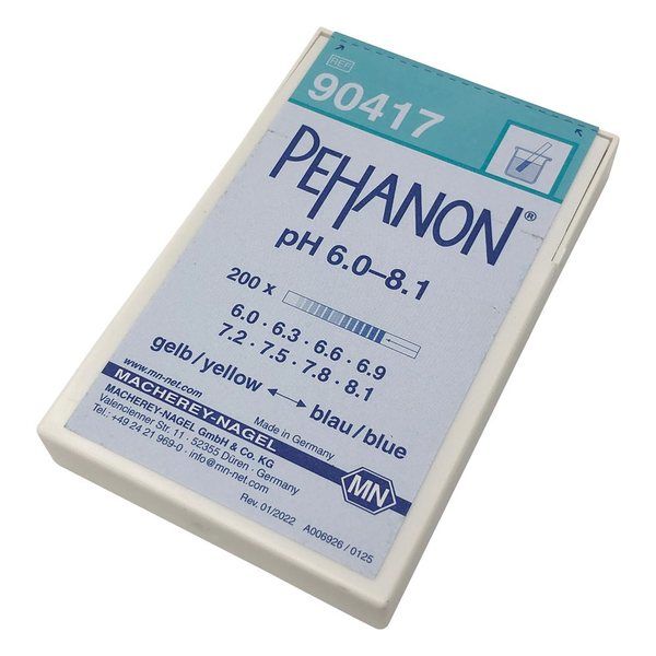 アイシス ストライプpH試験紙(PEHANON) pH6.0ー8.1 1箱(200枚入) MN90417 1箱(200枚) 2-348-07（直送品）