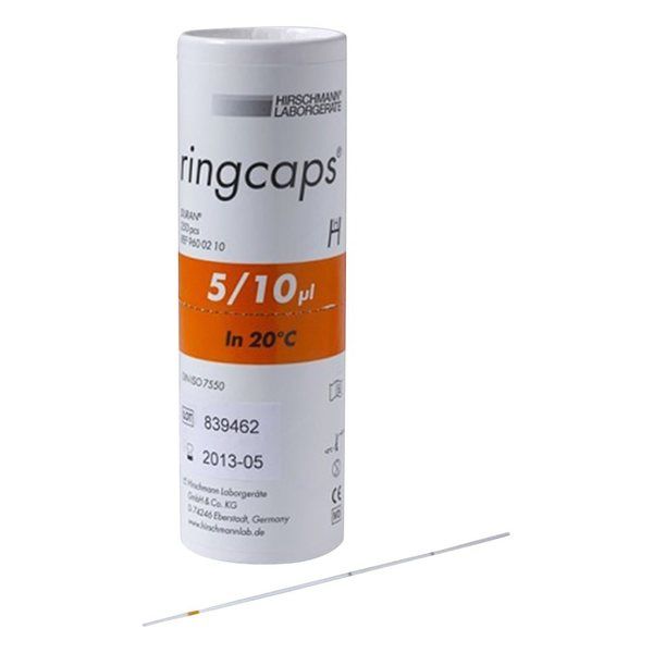 アズワン EMマイスターリングキャップス 10μL 1/2目盛 250本入り 9600210 1個(250本) 2-454-02（直送品）