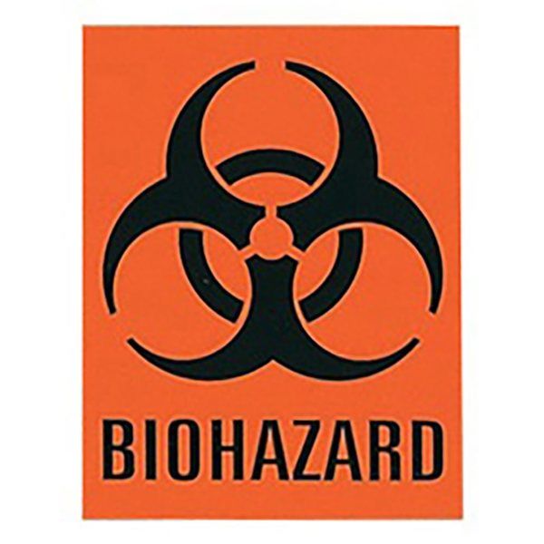 アイシス バイオハザードステッカー 1箱(6ラベル×10枚入) KBH-2 1箱(60ラベル) 2-4699-02（直送品）