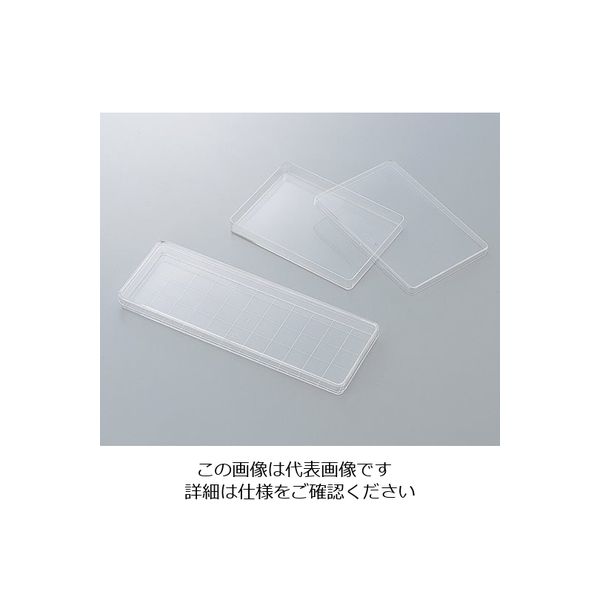 東洋器材科学（TYK） 角型透明ディッシュ 144×104mm 10枚×10袋入 1箱（100枚） 2-5316-02（直送品）