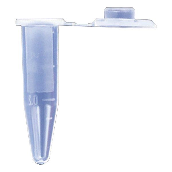 アズワン PCR用チューブ フラットキャップ0.5mL 1000入 T-06 1袋(1000本) 2-6672-03（直送品）