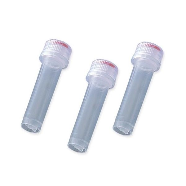 アズワン スクリューキャップチューブ 自立型 目盛無し 2mL 1箱(50個×10袋入) T335-6STP 1箱(500個)（直送品）