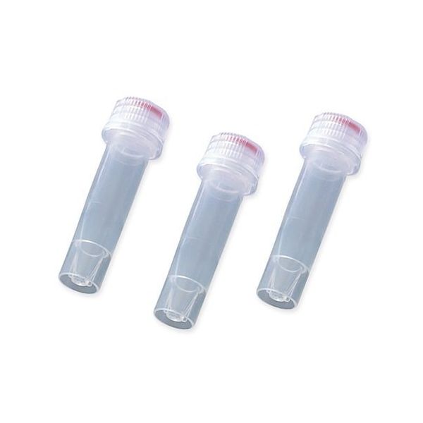 アズワン スクリューキャップチューブ 自立型 目盛無し 1.5mL 1箱(50個×10袋入) T335-4STP 1箱(500個)（直送品）