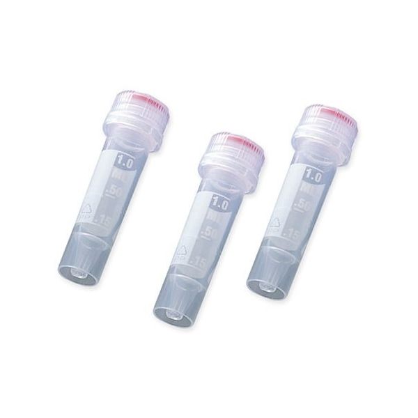 アズワン スクリューキャップチューブ 自立型 目盛付き 1.5mL 1箱(50個×10袋入) T335-4SPRTP 1箱(500個)（直送品）