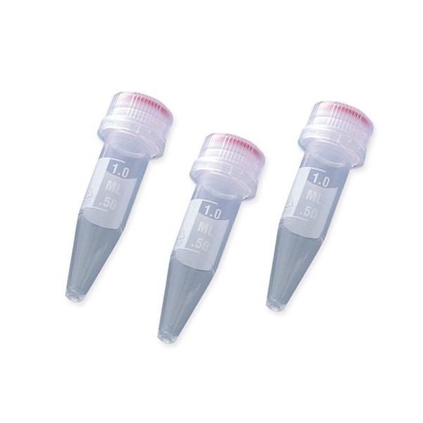 アズワン スクリューキャップチューブ 丸底 目盛付き 1.5mL 1箱(50個×10袋入) T335-5SPRTP 1箱(500個)（直送品）