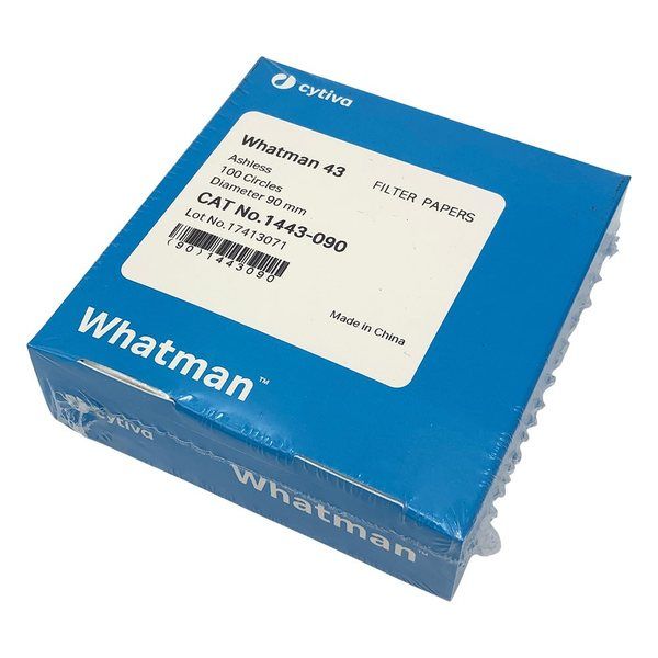 グローバルライフサイエンステクノロジーズジャパン 定量円形濾紙 No.43 9.0cm 100枚入 1443-090 1箱(100枚)（直送品）