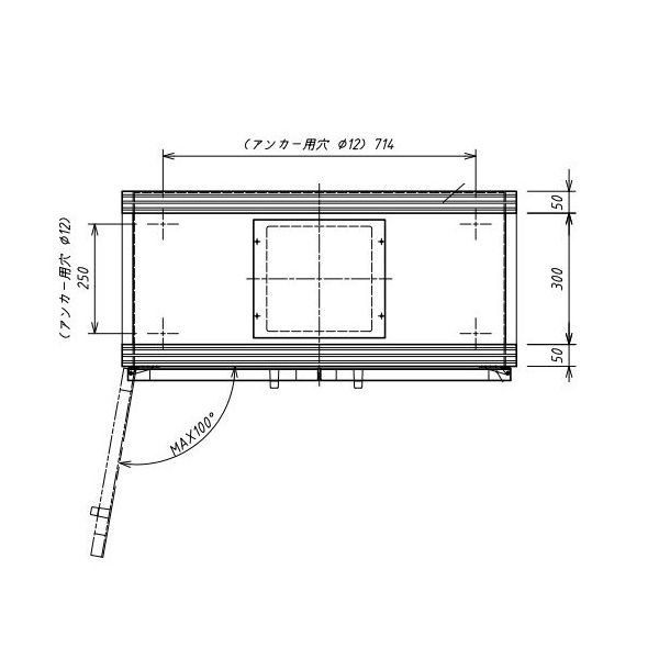 アズワン　排気機能付薬品庫