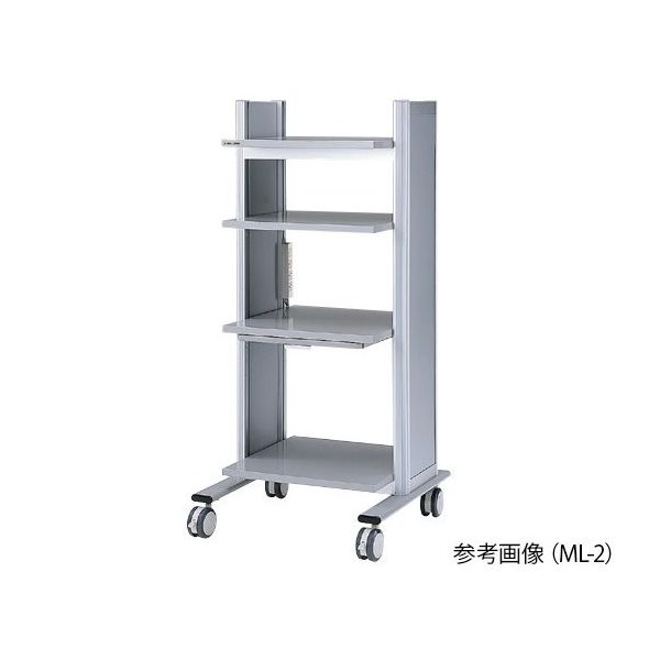アズワン 機器モニター台 638×650×1142mm ML-1 1台(1個) 3-5663-01（直送品）