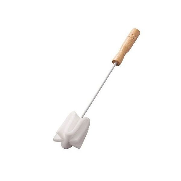 石井ブラシ産業 スポンジブラシ(木柄) ビーカー用 1本入 4-057-03 1本（直送品）