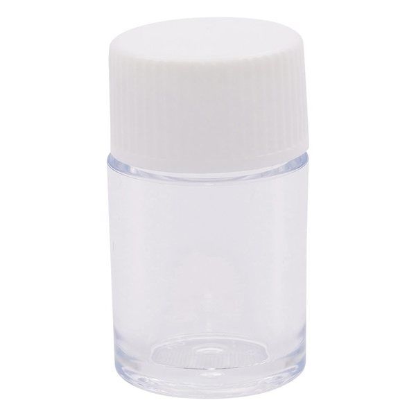 マルエム スチロールねじ瓶 5mL 100本入 No.1 1箱(100個) 4-1024-01（直送品）