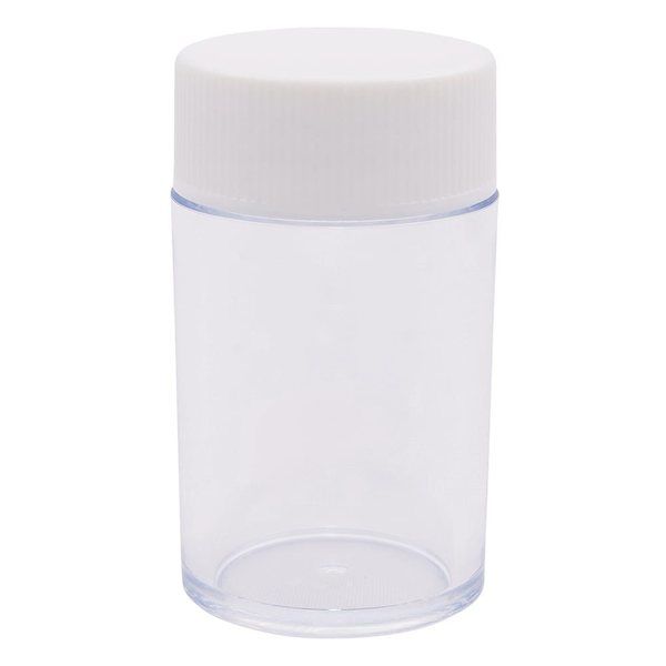 マルエム スチロールねじ瓶 48mL 50本入 No.6 1箱(50個) 4-1024-06（直送品）