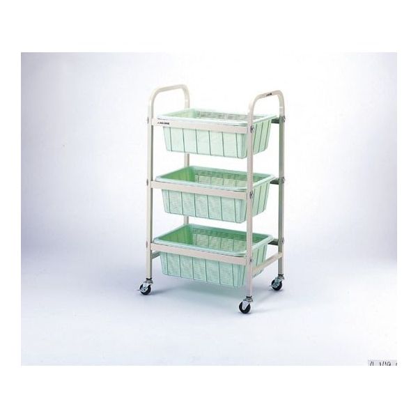 アズワン 三段ワゴン 518×363×920mm TY-3 1台 4-149-01（直送品）