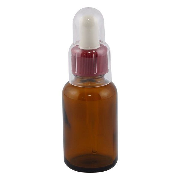 マルエム スポイド瓶(丸型) 褐色 30mL RS-30 1本 4-3022-04（直送品）