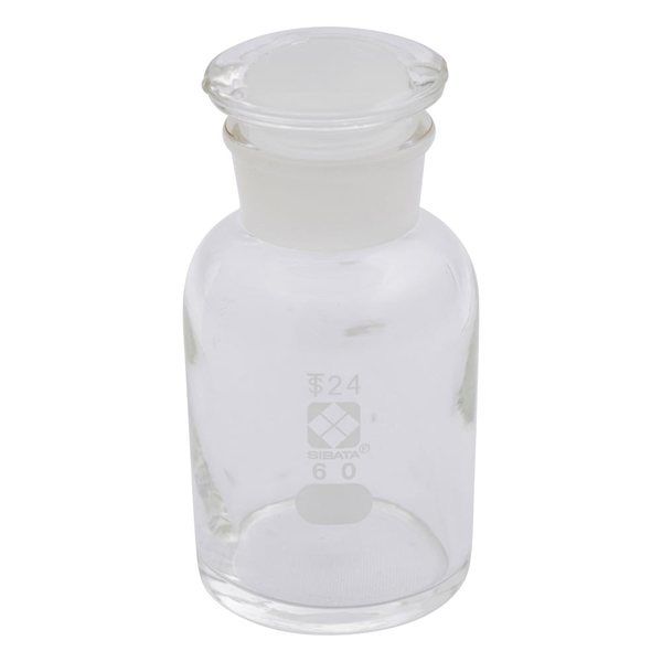 アズワン 共通摺合わせ広口試薬瓶 白色 60mL 4-5031-02 1本（直送品）