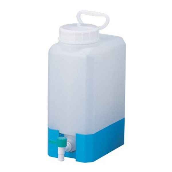 ニッコー・ハンセン テーパージャー角型(PP製) 10L 1個 7086ー02 4-5644-01 1本（直送品）