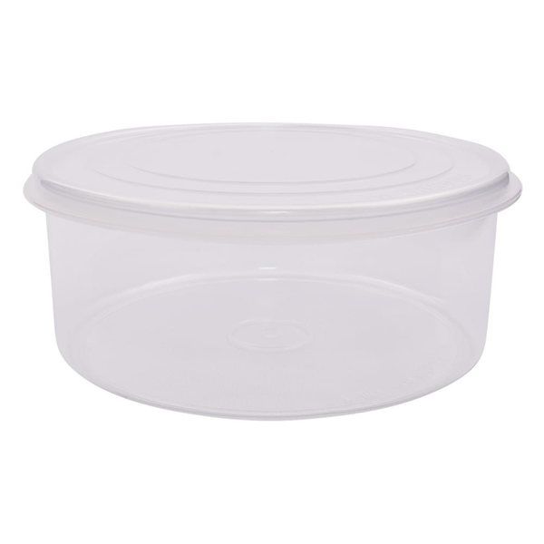 アズワン 丸型V式容器(スチロール製) 6個入 φ156×φ149×65mm 5-067-26 1箱(6個)（直送品）