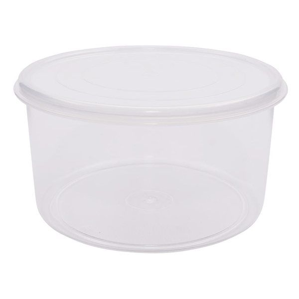 アズワン 丸型V式容器(スチロール製) 3個入 φ135×φ128×76mm 5-067-31 1箱(3個)（直送品）