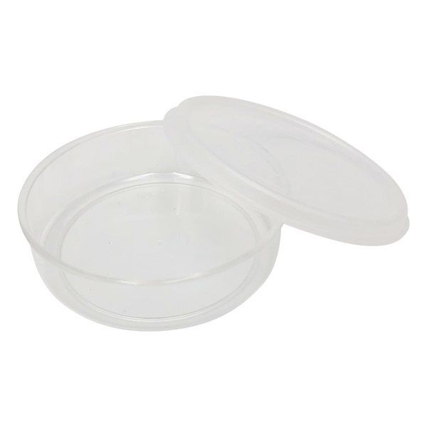 アズワン 丸型V式容器(スチロール製) 20個入 φ82×φ78×24mm 5-067-22 1箱(20個)（直送品）