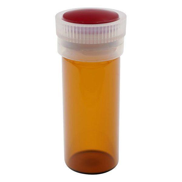 マルエム サンプル管瓶 褐色 4mL No.1 1本 5-097-03（直送品）