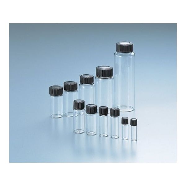 マルエム マイティバイアル 5mL 100本入 透明 No.1 1箱(100個) 5-115-04（直送品）