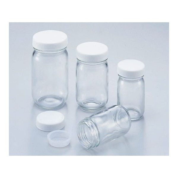 アズワン UMサンプル瓶(マヨネーズ瓶) 50mL 100本入 5-128-21 1箱(100本)（直送品）