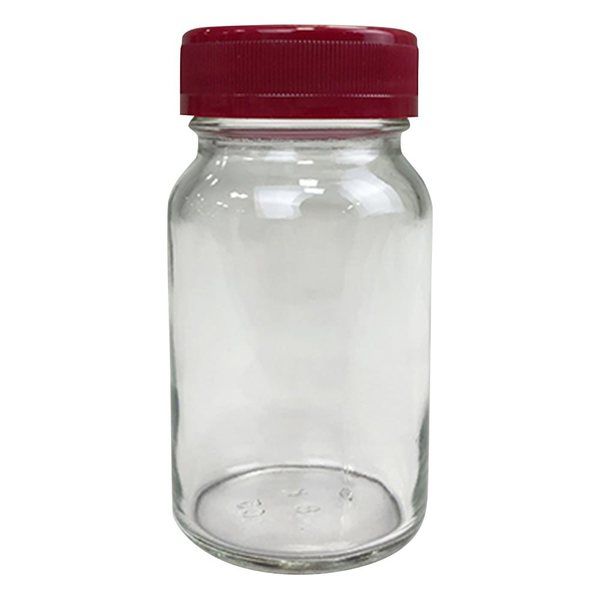 アズワン 規格瓶(広口) 透明 85.5mL 5-130-05 1本(1個)（直送品）