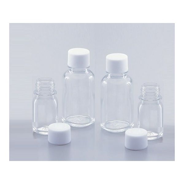 マルエム 細口規格瓶 透明 60mL 100本入 TK-60 1箱(100個) 5-131-14（直送品）