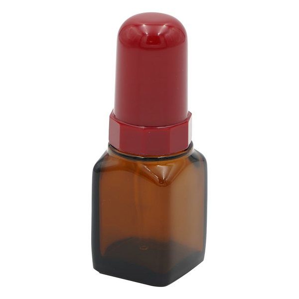 アズワン スポイド瓶(角型ガラス製)Sー30 褐色 30mL 5-135-03 1本（直送品）