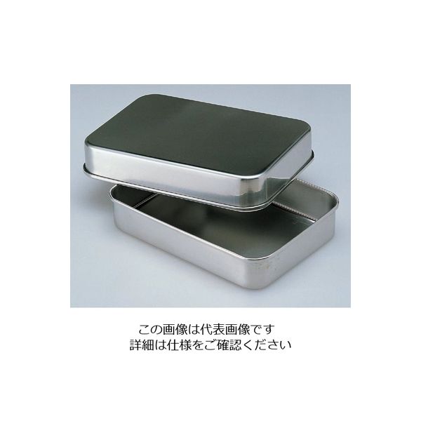 松本製器 ステン蓋付バット （270×210×41mm） No.3 1個 5-173-10（直送品）