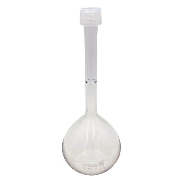 ユラボジャパン PFAメスフラスコ 500mL 107597 1個 5-3000-05（直送品）