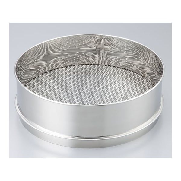 サンポー ステンレスふるい φ400×100mm 8.0mm 5-3296-17 1個（直送品）