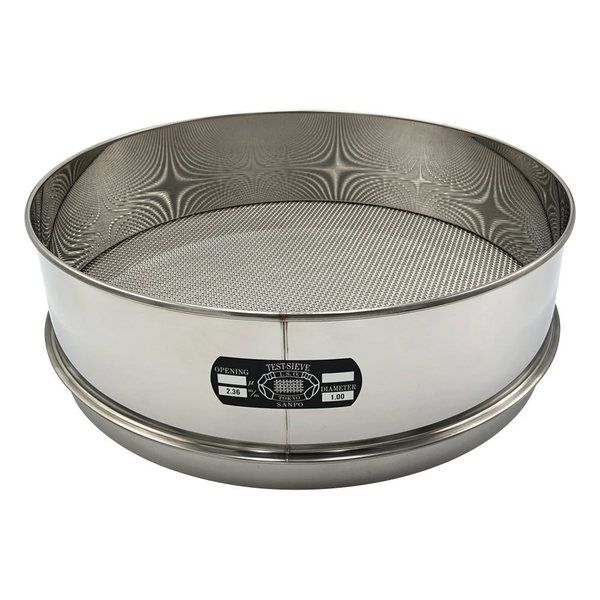サンポー ステンレスふるい φ400×100mm 2.36mm 5-3296-24 1個（直送品）