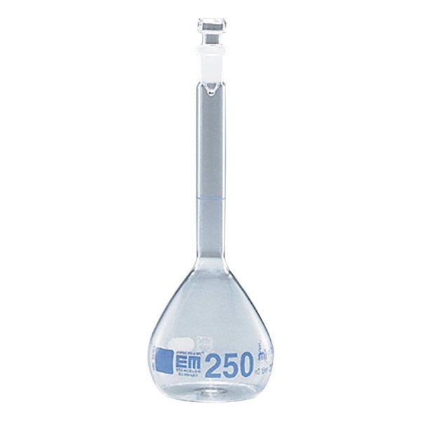 アズワン EMユーロ共栓付メスフラスコ 250mL 5-5363-06 1個（直送品）