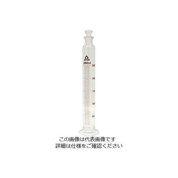 アズワン 有栓メスシリンダー(硬質ガラス製) 250mL 6-234-07 1個（直送品）