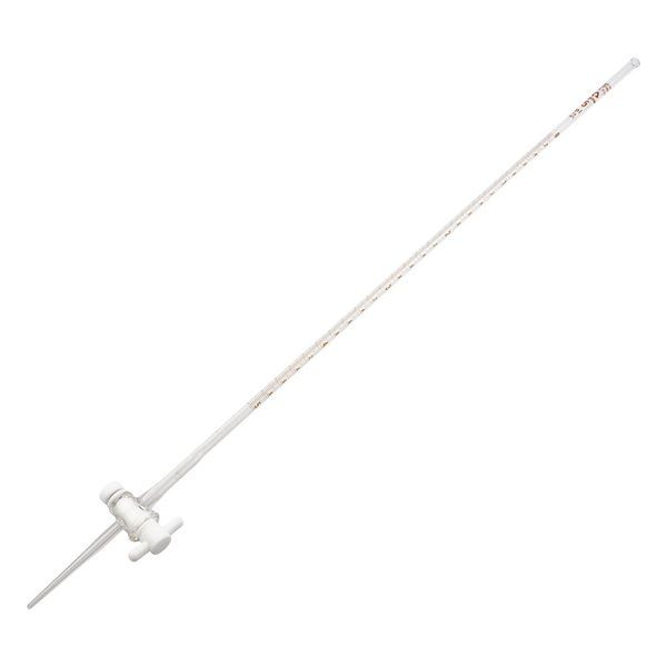 アズワン 活栓付ビュレット硬質ガラス製